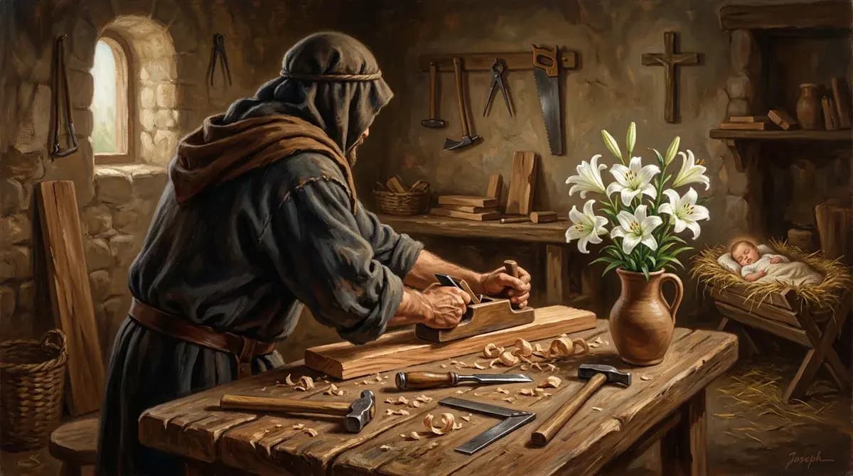 Jósẹ́fù Mímọ́ — Ìdákẹ́jẹ́ nínú Ìhìn Rere àti Ẹ̀kọ́ Katoliki