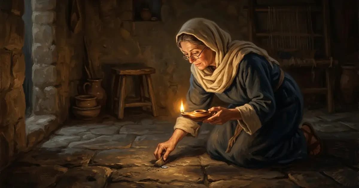 Притча о потерянной монете — Бог терпеливо ищет