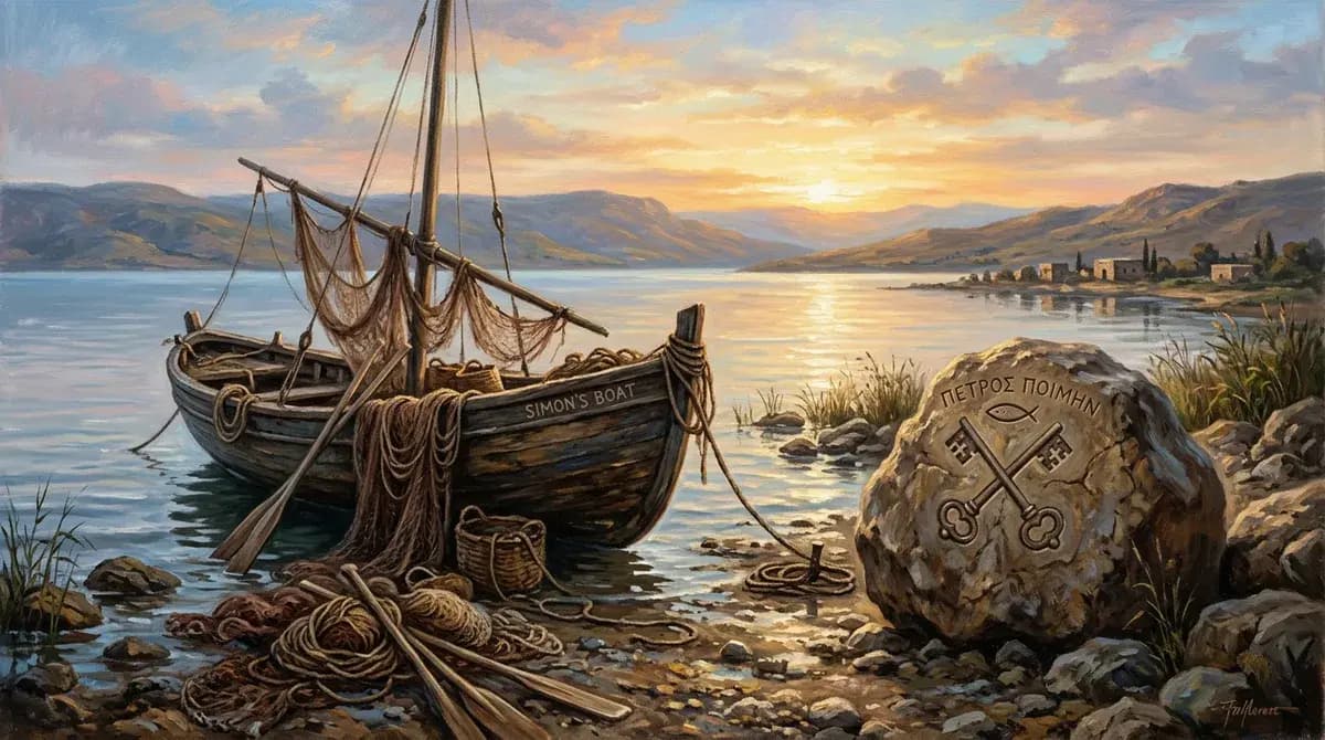 Santo Pedro — Wikipedia, Britannica, New Advent at Ebanghelyo