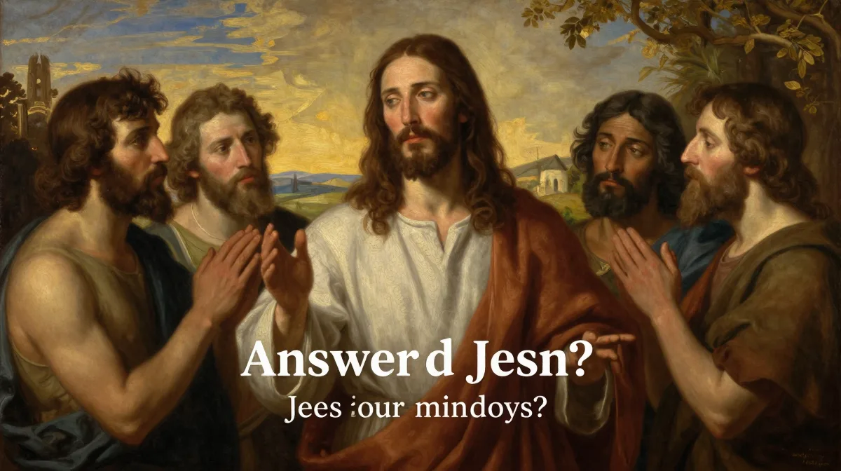 How Does Answering Jesus’s Questions Shape Our Minds?